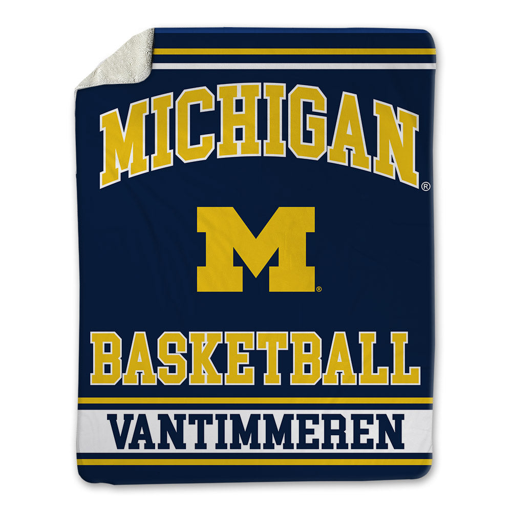 Michigan - NCAA Women's Basketball : Ally VanTimmeren - Blanket-0