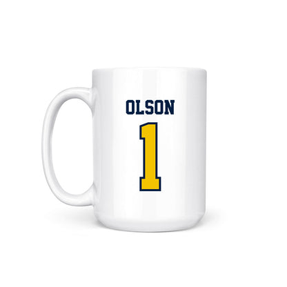 Michigan - NCAA Women's Basketball : Olivia Olson - Coffee Mug-1