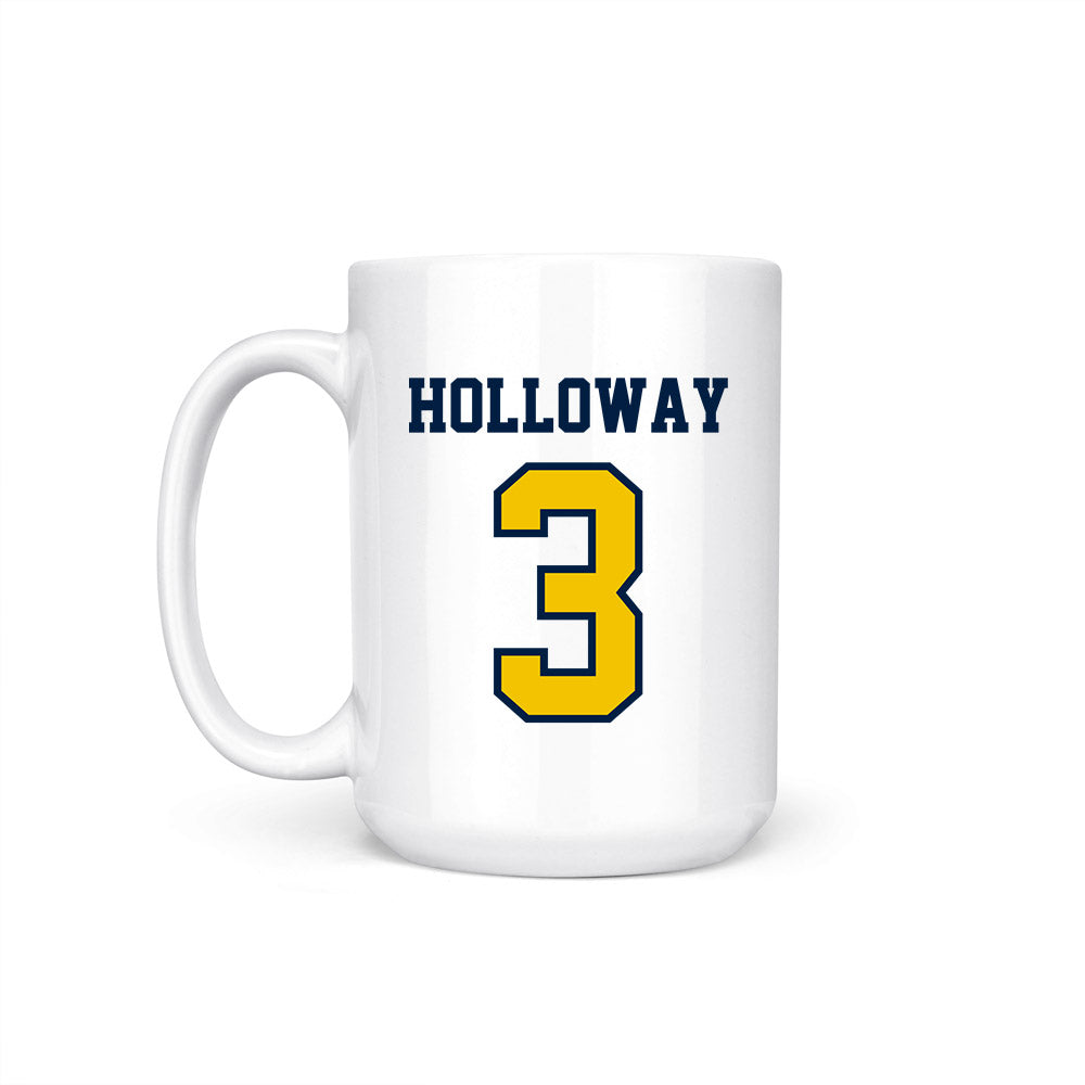 Michigan - NCAA Women's Basketball : Mila Holloway - Coffee Mug-1