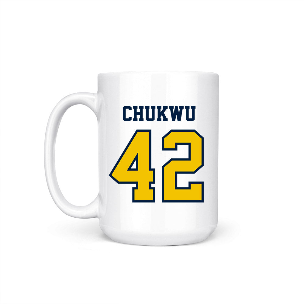 Michigan - NCAA Football : Jeffrey Chukwu - Coffee Mug-1