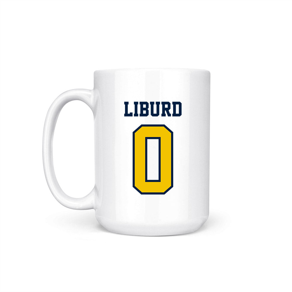 Michigan - NCAA Men's Basketball : Ricky Liburd - Coffee Mug-1