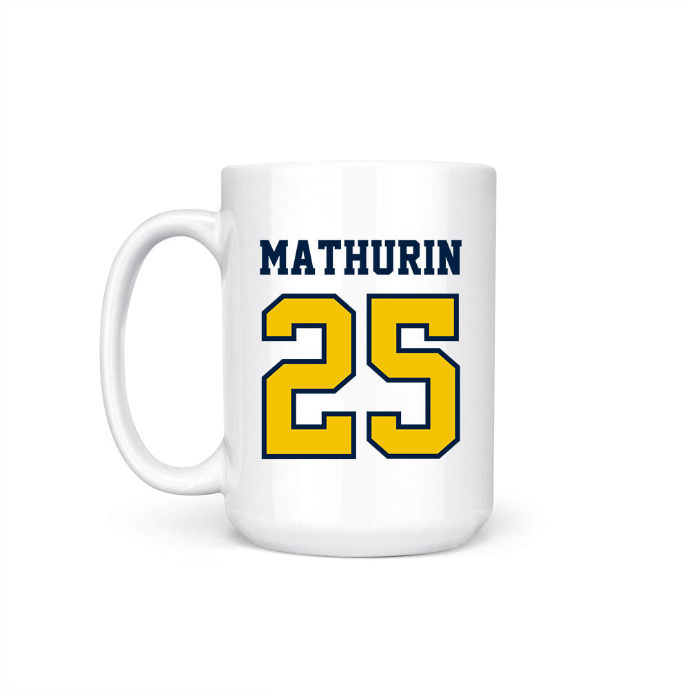 Michigan - NCAA Women's Basketball : McKenzie Mathurin - Coffee Mug-1