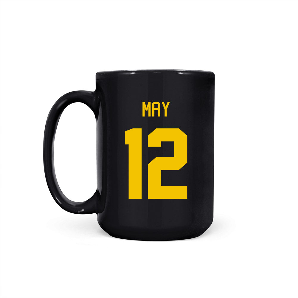 Michigan - NCAA Men's Basketball : Charlie May - Coffee Mug-1