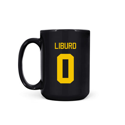 Michigan - NCAA Men's Basketball : Ricky Liburd - Coffee Mug-1