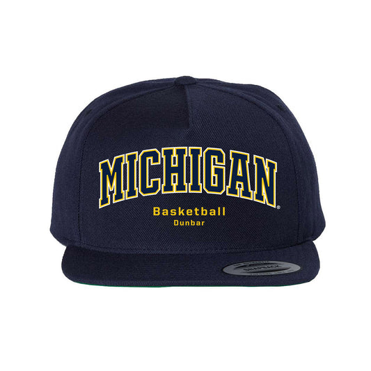 Michigan - NCAA Women's Basketball : Aaiyanna Dunbar - Snapback Hat-0