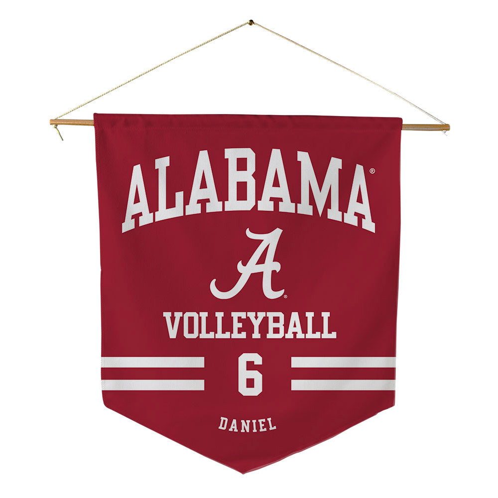 Alabama - NCAA Women's Volleyball : Ashby Daniel - Pennant - 18" x 21"-0