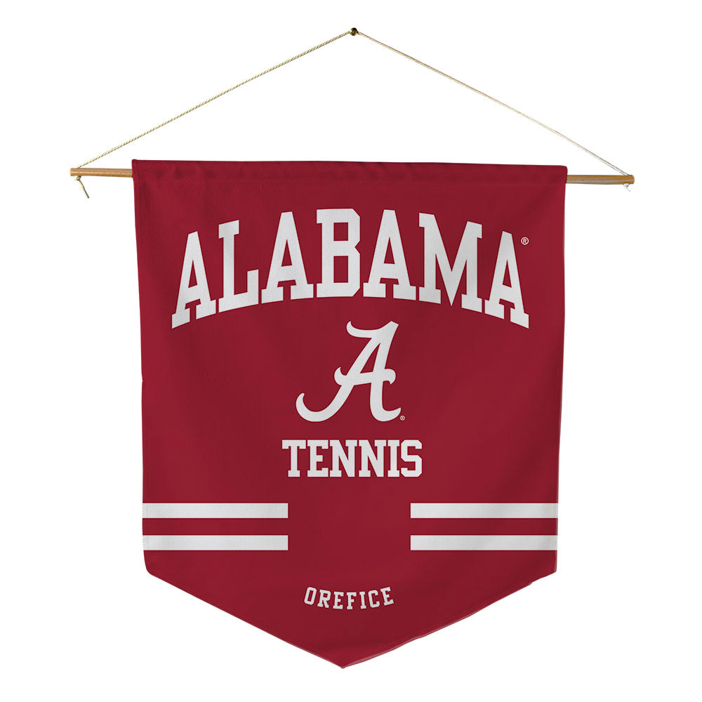 Alabama - NCAA Women's Tennis : Sydney Orefice - Pennant - 18" x 21"-0