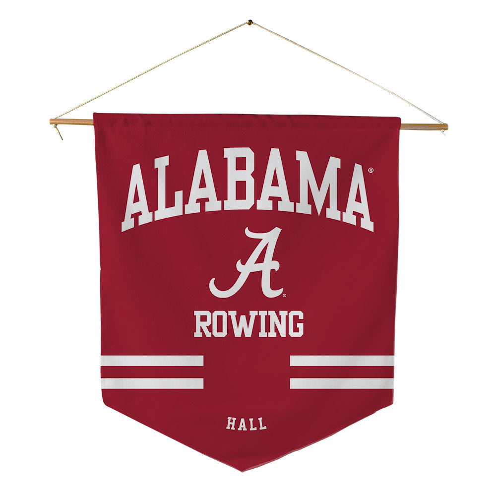 Alabama - NCAA Women's Rowing : Lauren Hall - Pennant - 18" x 21"-0