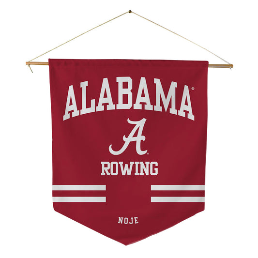 Alabama - NCAA Women's Rowing : Kristina Noje - Pennant - 18" x 21"-0