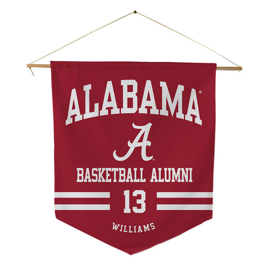 Alabama - Men's Basketball Alumni : Lucky Williams - Pennant - 18" x 21"-0