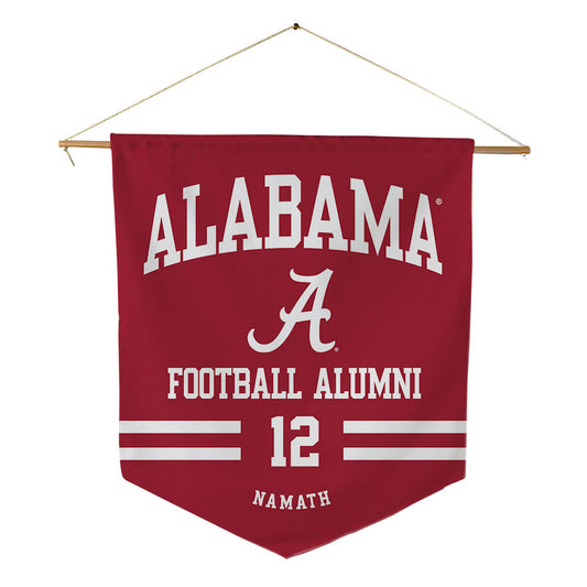 Alabama - Football Alumni : Joe Namath - Pennant - 18" x 21"-0