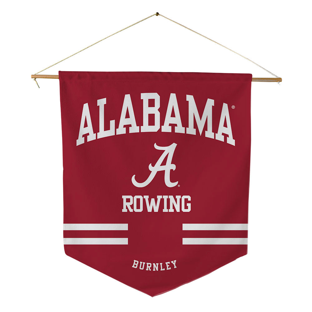 Alabama - NCAA Women's Rowing : Emma Burnley - Pennant - 18" x 21"-0