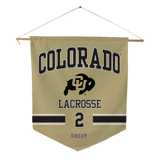 Colorado - NCAA Women's Lacrosse : Madeline Shoup - Pennant - 18" x 21"-0