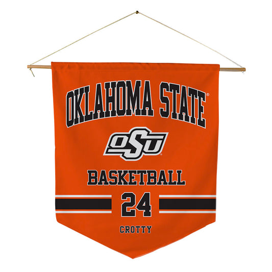 Oklahoma State - NCAA Men's Basketball : Ryan Crotty - Pennant - 18" x 21"-0