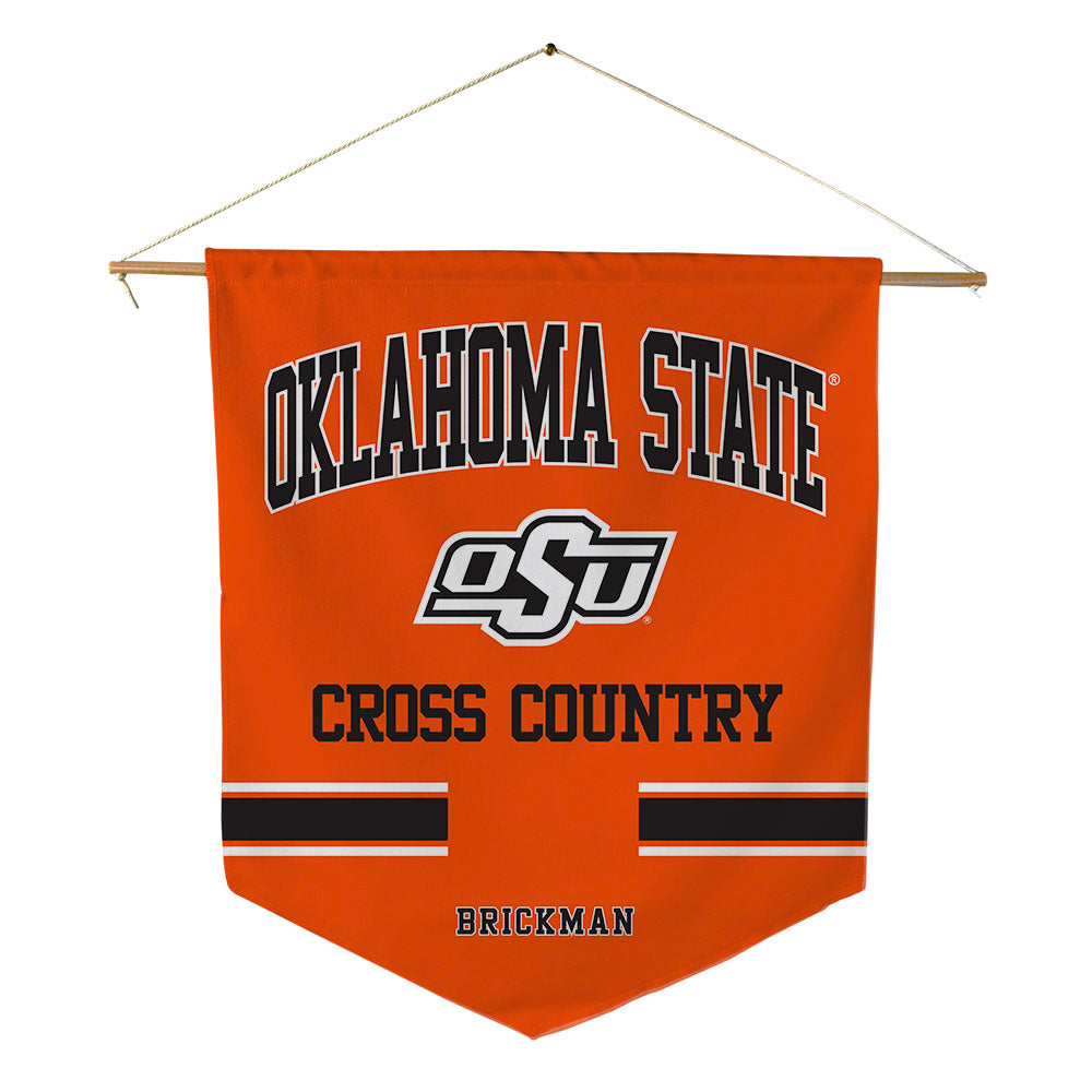 Oklahoma State - NCAA Women's Cross Country : Cayden Brickman - Pennant - 18" x 21"-0