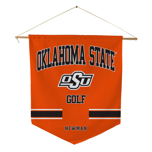 Oklahoma State - NCAA Men's Golf : Hazen Newman - Pennant - 18" x 21"-0
