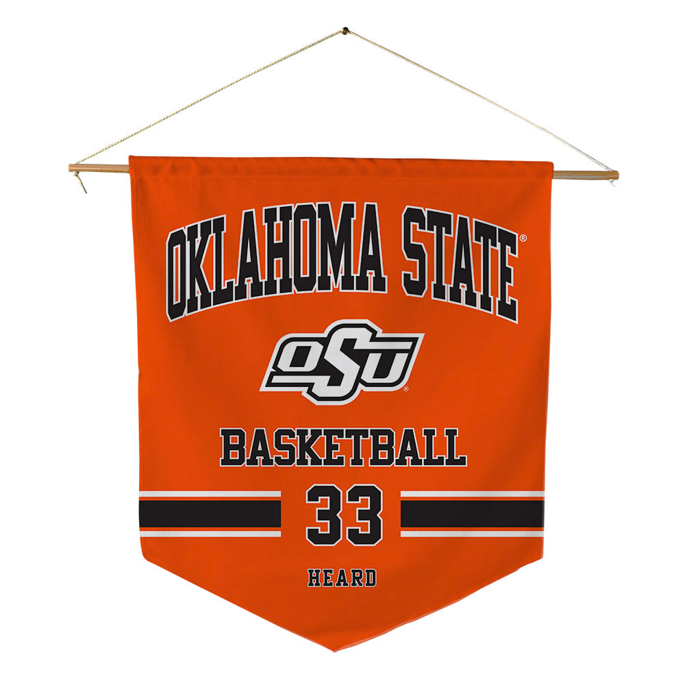 Oklahoma State - NCAA Women's Basketball : Tyla Heard - Pennant - 18" x 21"-0