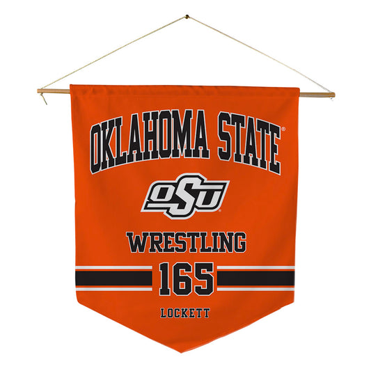 Oklahoma State - NCAA Wrestling : LaDarion Dee Lockett - Pennant - 18" x 21"-0