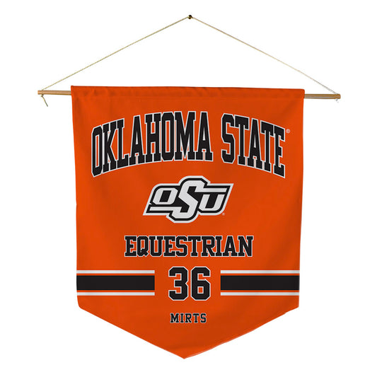 Oklahoma State - NCAA Equestrian : Caroline Mirts - Pennant - 18" x 21"-0