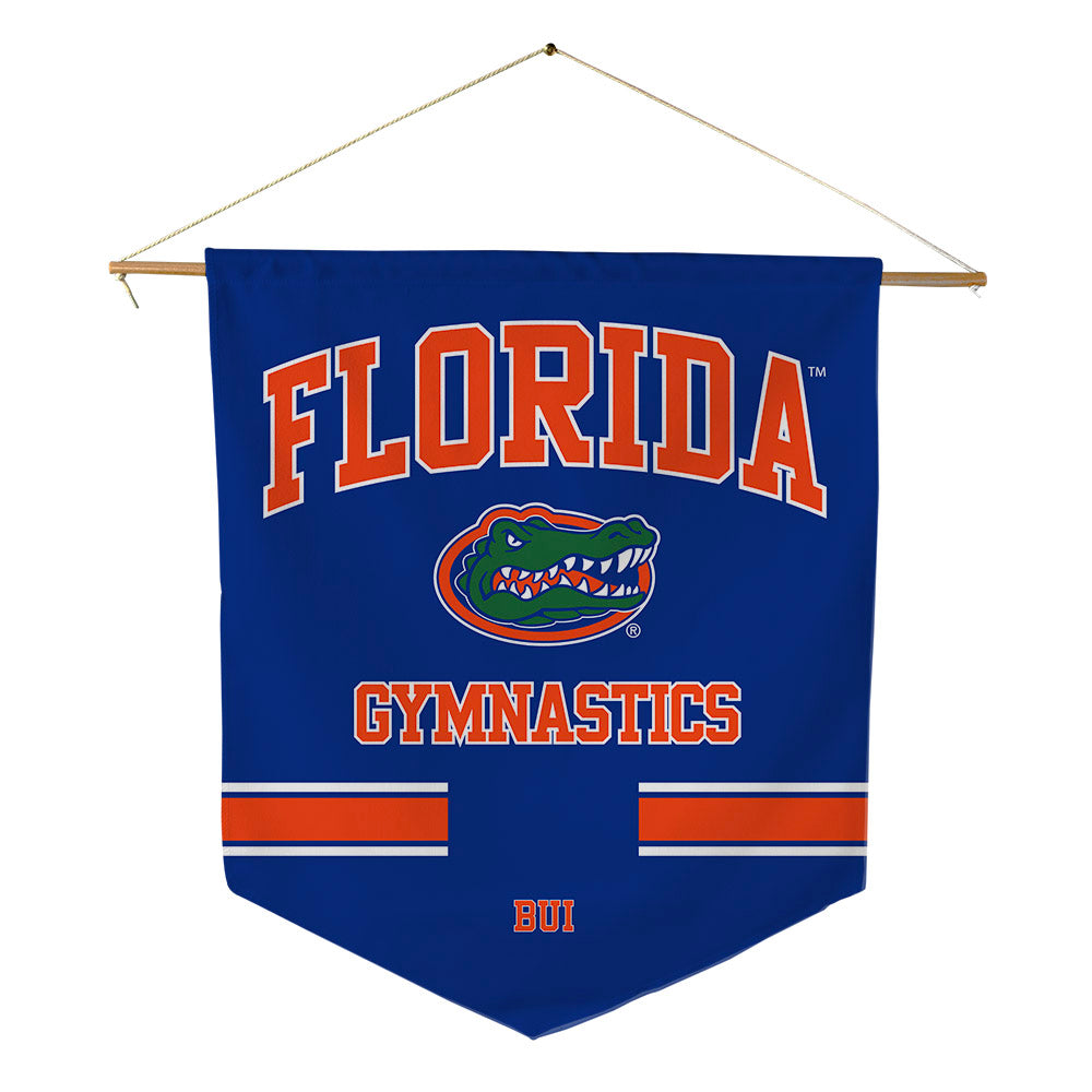 Florida - NCAA Women's Gymnastics : Ly Bui - Pennant - 18" x 21"-0