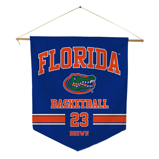 Florida - NCAA Men's Basketball : AJ Brown - Pennant - 18" x 21"-0