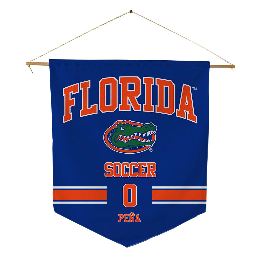 Florida - NCAA Women's Soccer : Paloma Peña - Pennant - 18" x 21"-0