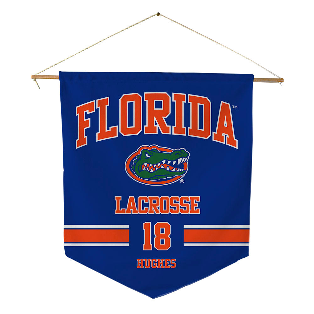 Florida - NCAA Women's Lacrosse : Samantha Hughes - Pennant - 18" x 21"-0