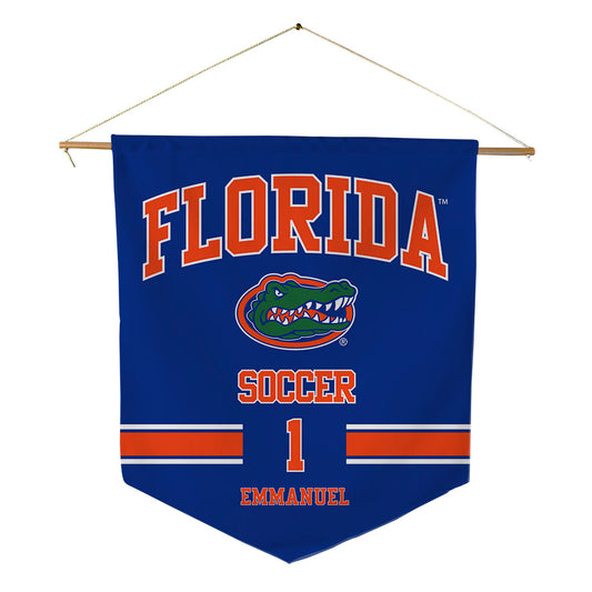 Florida - NCAA Women's Soccer : Jayden Emmanuel - Pennant - 18" x 21"-0