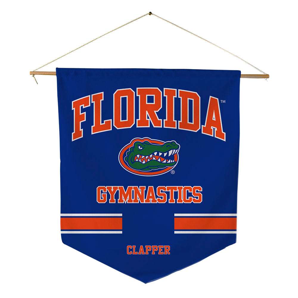 Florida - NCAA Women's Gymnastics : Leah Clapper - Pennant - 18" x 21"-0