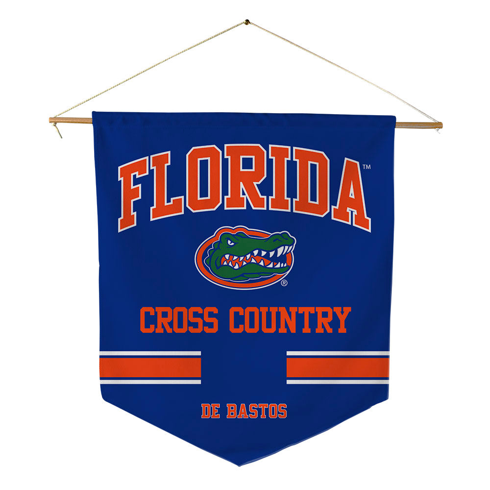 Florida - NCAA Men's Cross Country : Alejandro de Bastos - Pennant - 18" x 21"-0