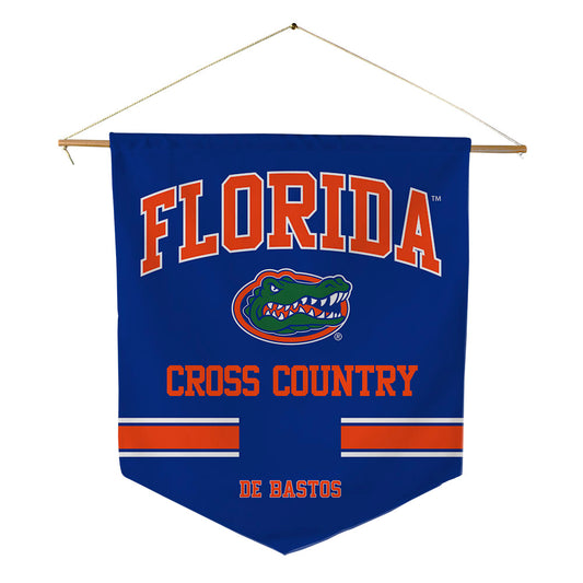 Florida - NCAA Men's Cross Country : Alejandro de Bastos - Pennant - 18" x 21"-0