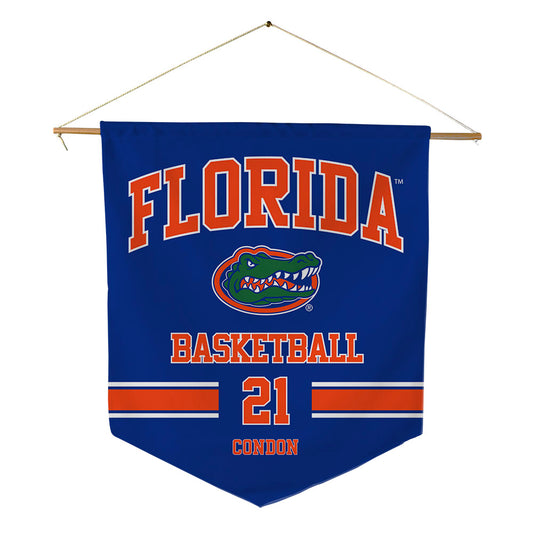 Florida - NCAA Men's Basketball : Alexander Condon - Pennant - 18" x 21"-0
