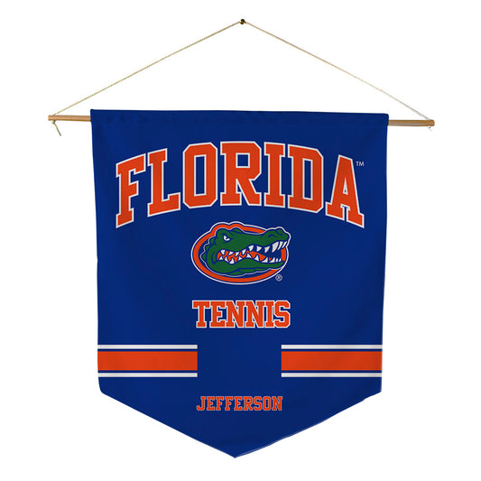 Florida - NCAA Men's Tennis : Henry Jefferson - Pennant - 18" x 21"-0
