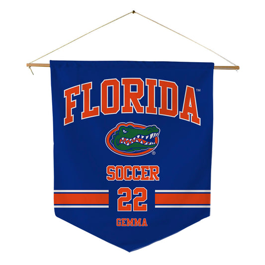 Florida - NCAA Women's Soccer : Abigail Gemma - Pennant - 18" x 21"-0