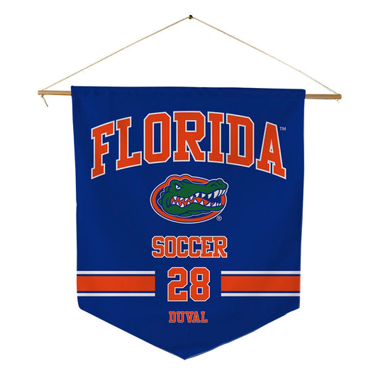 Florida - NCAA Women's Soccer : emma duval - Pennant - 18" x 21"-0