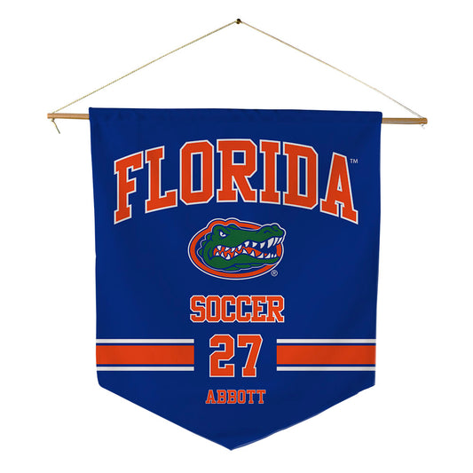 Florida - NCAA Women's Soccer : Norah Abbott - Pennant - 18" x 21"-0