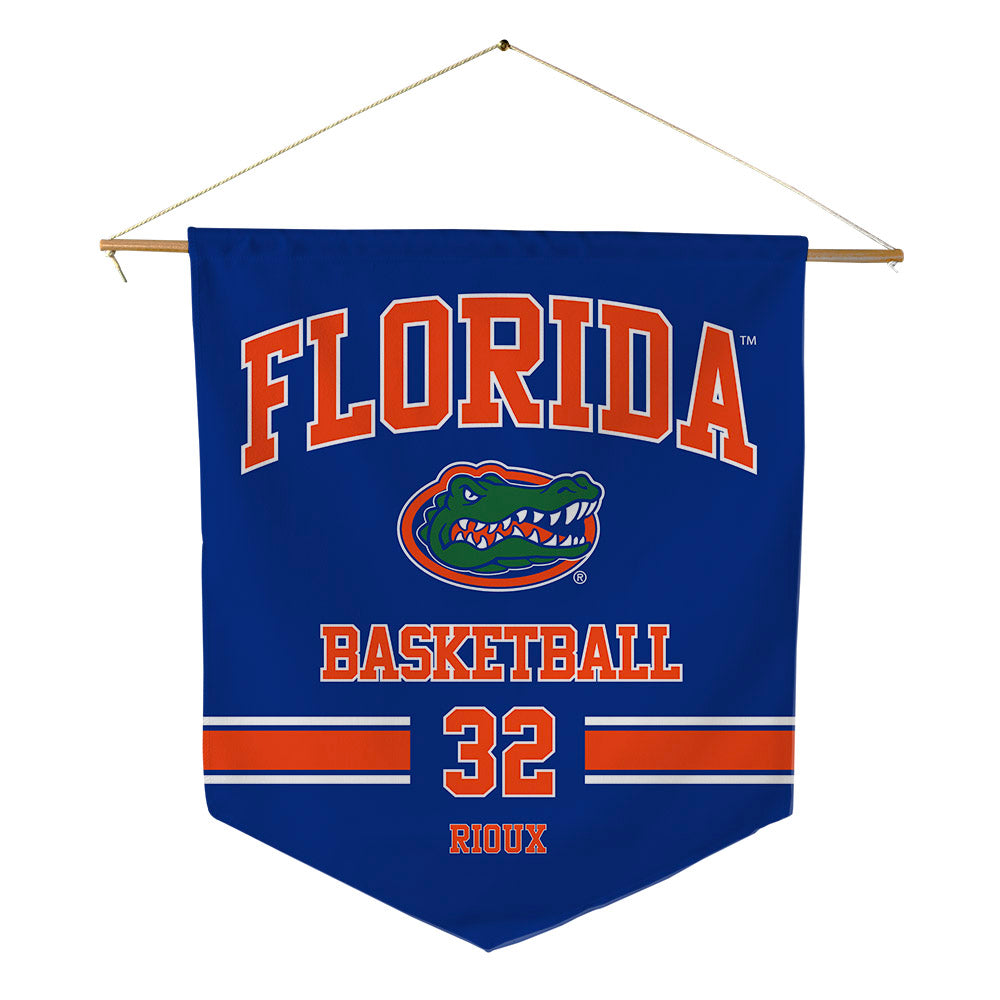 Florida - NCAA Men's Basketball : Olivier Rioux - Pennant - 18" x 21"-0