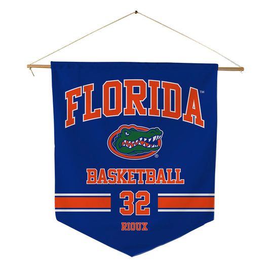 Florida - NCAA Men's Basketball : Olivier Rioux - Pennant - 18" x 21"-0