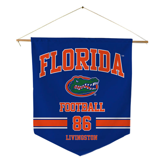 Florida - NCAA Football : Tony Livingston - Pennant - 18" x 21"-0