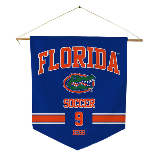 Florida - NCAA Women's Soccer : Addison Hess - Pennant - 18" x 21"-0