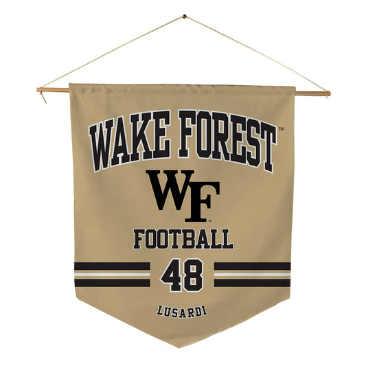 Wake Forest - NCAA Football : Matthew Lusardi - Pennant - 18" x 21"-0
