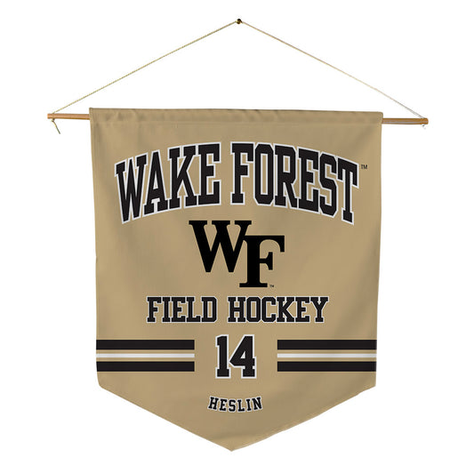 Wake Forest - NCAA Women's Field Hockey : Rory Heslin - Pennant - 18" x 21"-0