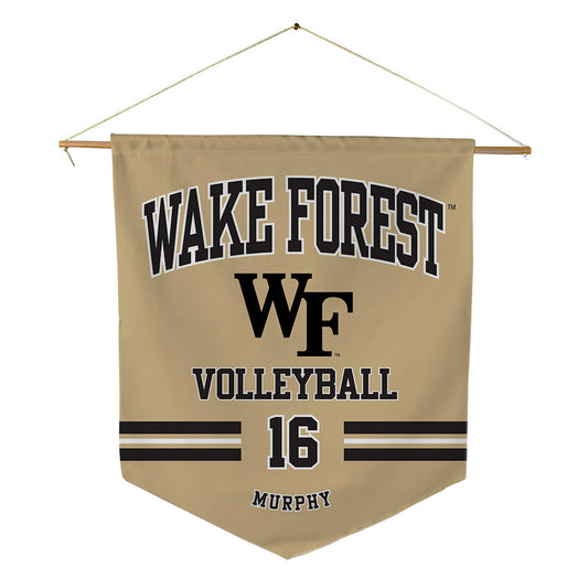 Wake Forest - NCAA Women's Volleyball : Olivia Murphy - Pennant - 18" x 21"-0