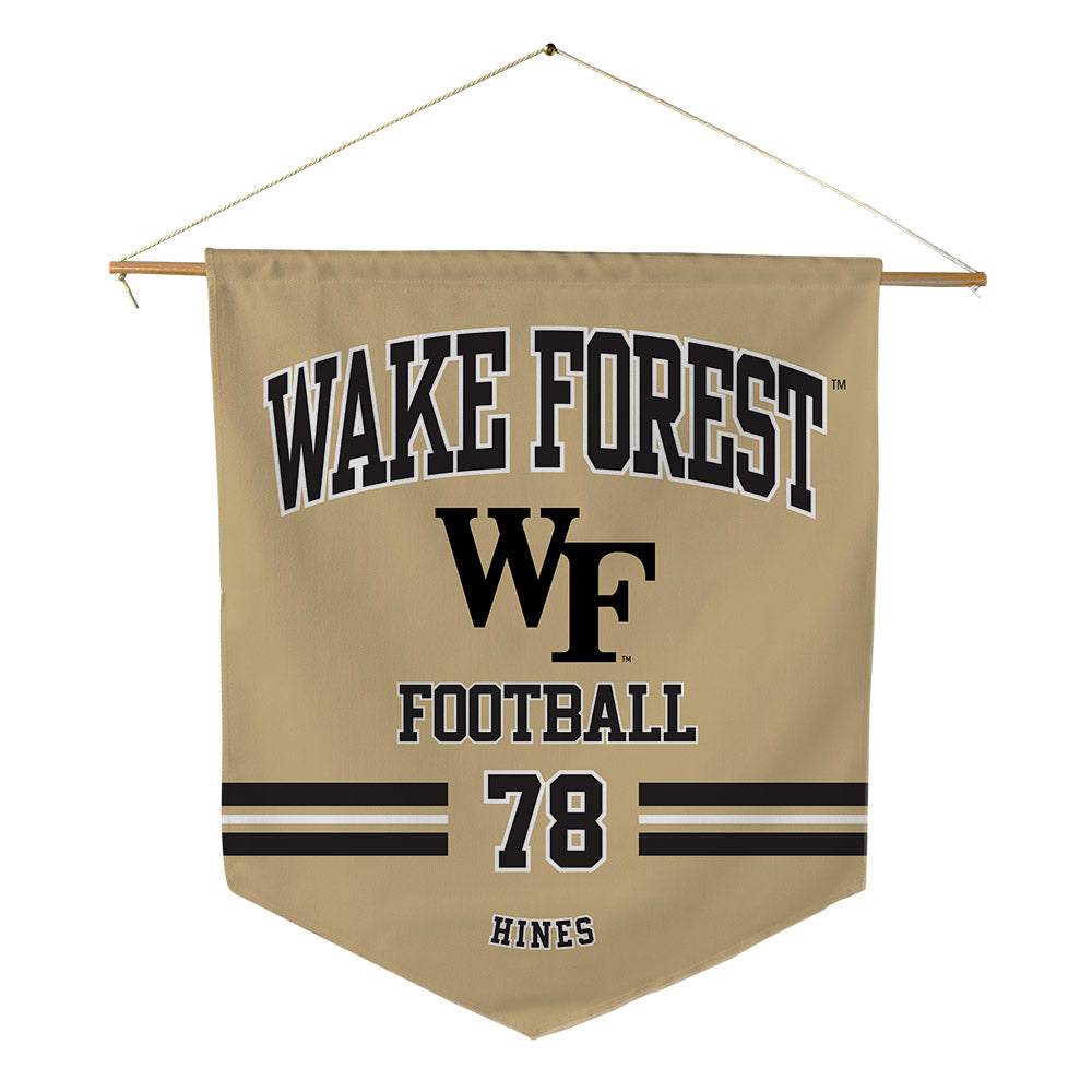 Wake Forest - NCAA Football : Jack Hines - Pennant - 18" x 21"-0