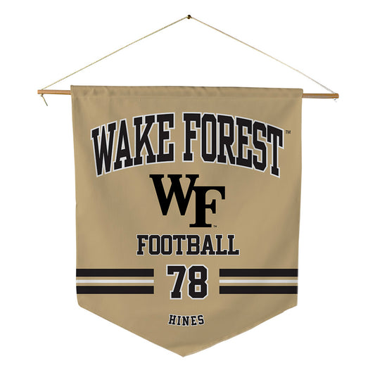 Wake Forest - NCAA Football : Jack Hines - Pennant - 18" x 21"-0
