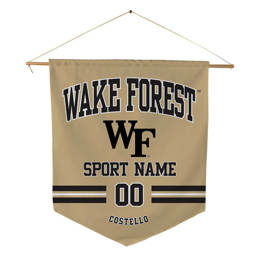 Wake Forest - NCAA Baseball : Luke Costello - Pennant - 18" x 21"-0