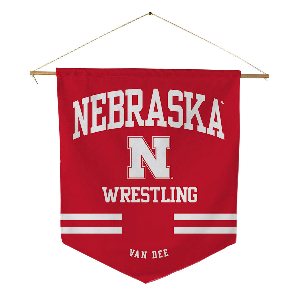 Nebraska - NCAA Wrestling : Jacob Van Dee - Pennant - 18" x 21"-0