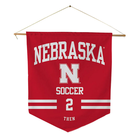 Nebraska - NCAA Women's Soccer : Alyse Then - Pennant - 18" x 21"-0