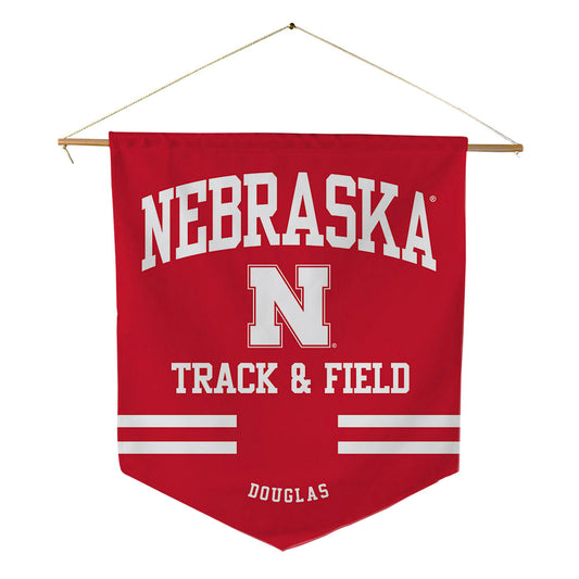 Nebraska - NCAA Women's Track & Field : Donna Douglas - Pennant - 18" x 21"-0