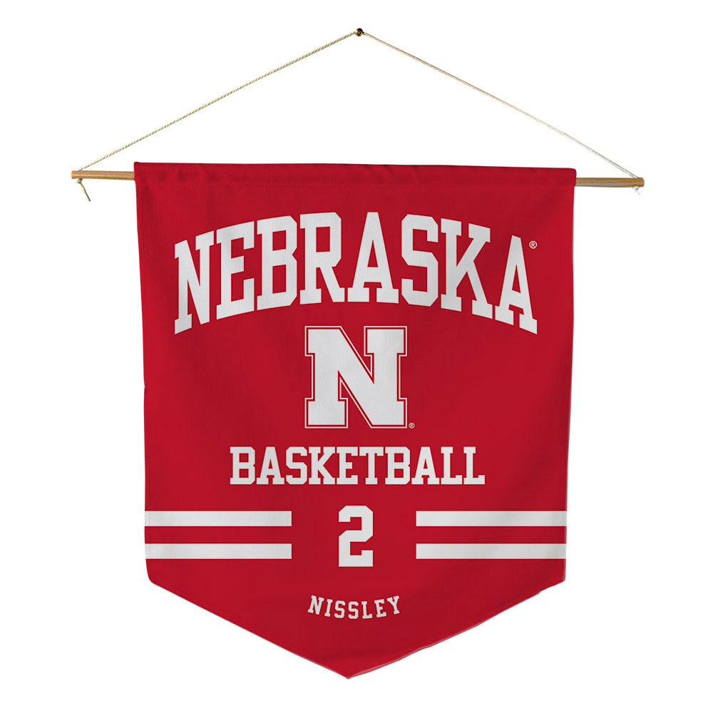Nebraska - NCAA Women's Basketball : Logan Nissley - Pennant - 18" x 21"-0